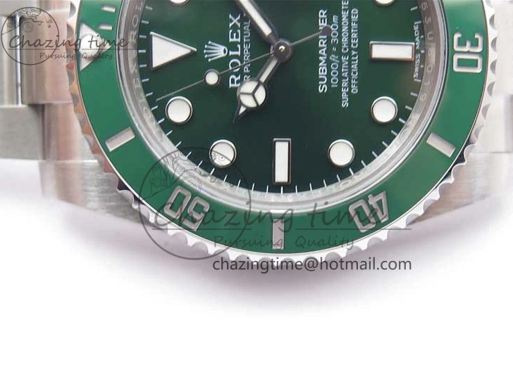 AAA Replica Watches Best Green LV Edition 2783 Bracelet and 1:1 Case Submariner 904L A2836 Ceramic TimelessDesign V Noob 116610 SS 0120